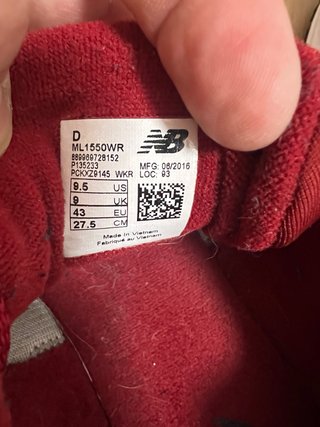 Zapatillas New Balance Rojas