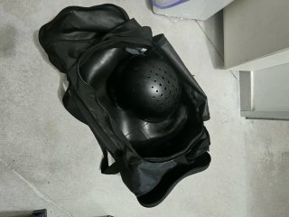 Botas equitación talla 42 casco talla M y mochila