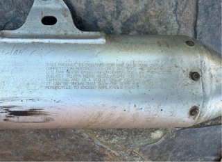 Escape FMF power bomb Honda CRF