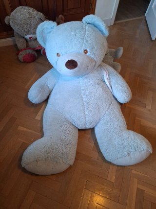Oso de peluche grande azul 1.5m