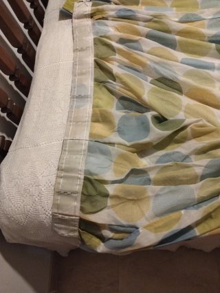 2 Cortinas Estampadas Verde y Amarillo