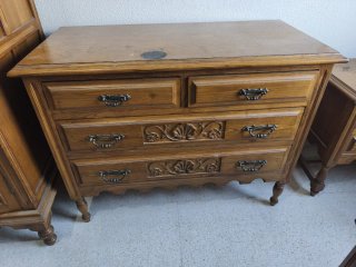 Dormitorio completo madera maciza