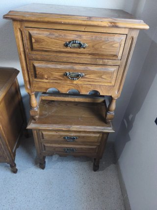 Dormitorio completo madera maciza