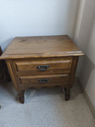 Dormitorio completo madera maciza