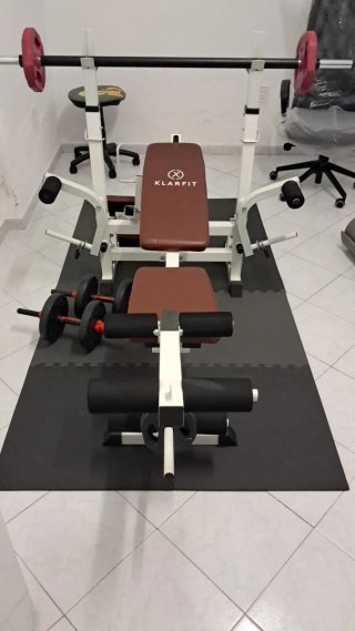 Banco Multiestación Musculación Klarfit