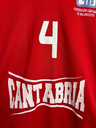 Camiseta Federación Cántabra baloncesto
