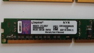 Memorias RAM Kingston DDR3 – Lote 8 GB