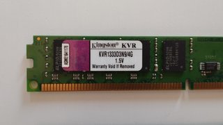 Memorias RAM Kingston DDR3 – Lote 8 GB