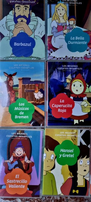 13 DVDs Cuentos Infantiles Clásicos