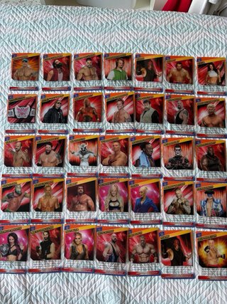 Colección 117 Cromos WWE