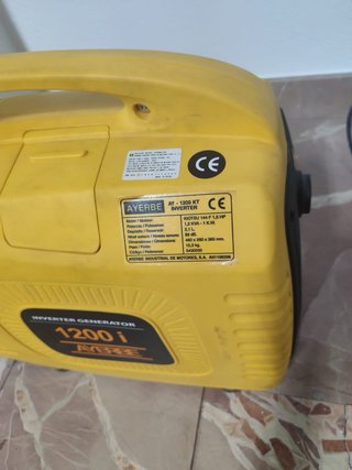 Generador Inverter AYERBE 1200i