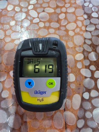 Detector monogas Drãger para H2S