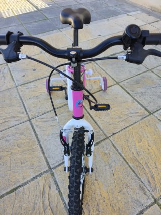 Bicicleta infantil rosa DENBIKE