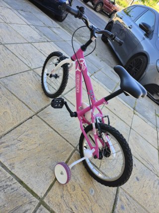 Bicicleta infantil rosa DENBIKE
