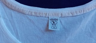 Camiseta vintage blanca hombre, VALENTINO Talla L