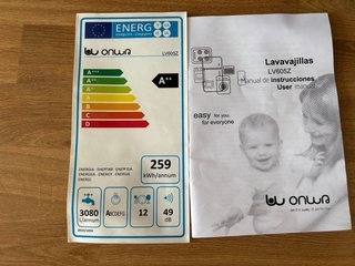 Lavavajillas Onwa A++