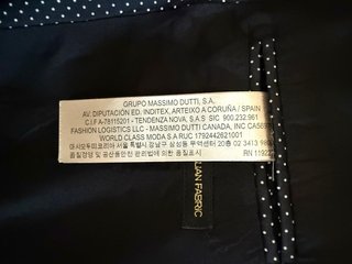 Traje Massimo Dutti Azul Marino