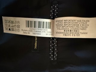 Traje Massimo Dutti Azul Marino