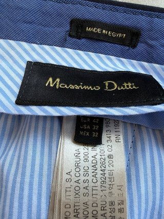 Traje Massimo Dutti Azul Marino