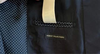 Traje Massimo Dutti Azul Marino