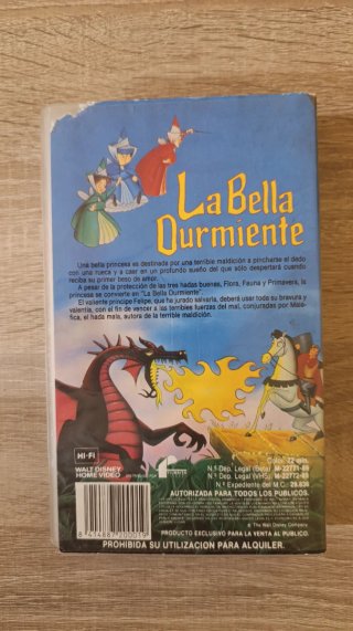 VHS La Bella Durmiente (Edición Diamante Negro)