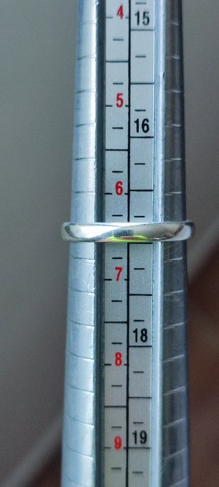 Anillo de Plata y Rubí.