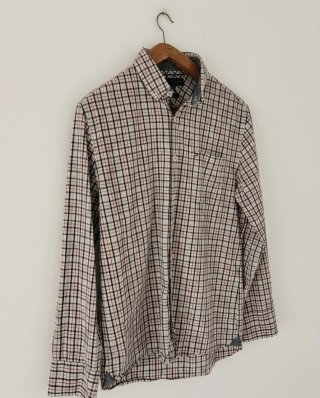 Camicia Tommy Hilfiger a Quadri Taglia M