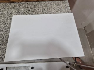 Baldosas grandes blancas