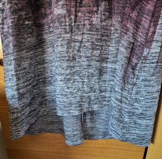 Vestido estampado mujer morado y gris