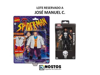 2 Figuras Marvel Legends Kingpin y Punisher