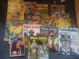 Lote de 40 Cómics Clásicos y Tebeos Vintage