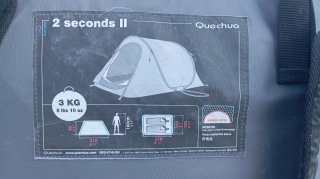 Tienda de campaña Quechua 2 Segundos