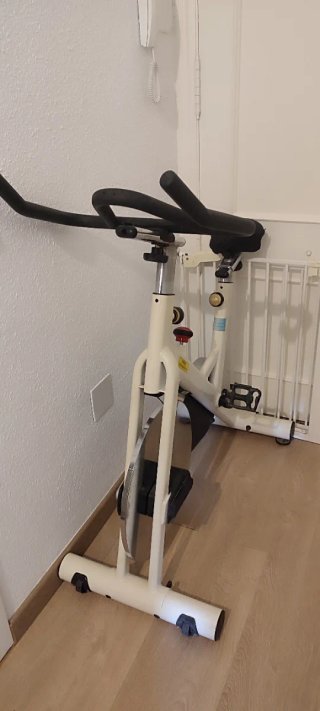 Bicicleta de Spinning Blanca