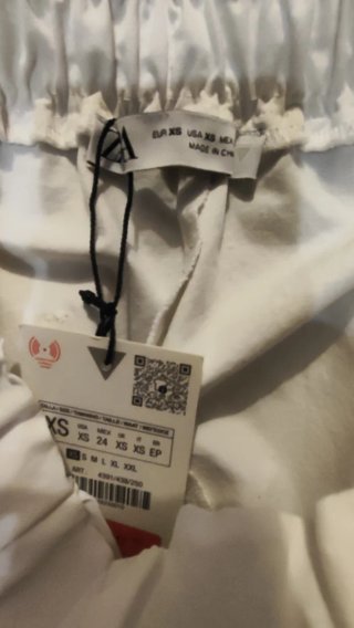 Pantalón Zara Blanco Talla XS