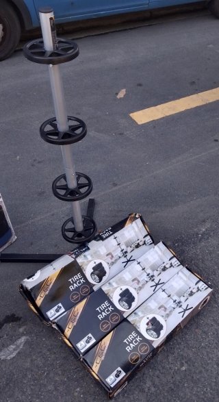 Soporte para 4 ruedas de coche