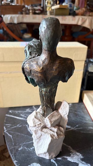 Escultura Bronce Paor Marga Hombre y Mujer