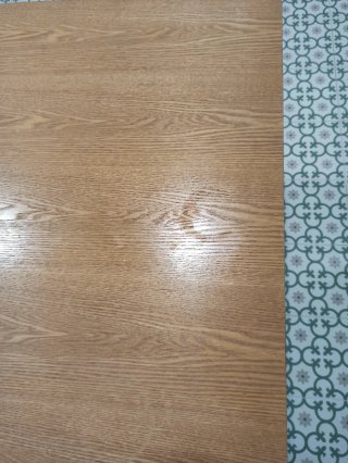 Mesa de fresno cuadrada 80x80