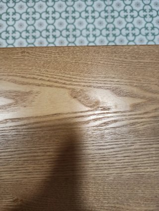 Mesa de fresno cuadrada 80x80