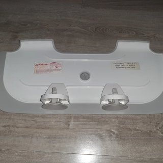 Barrera para bañera BabyDam gris.