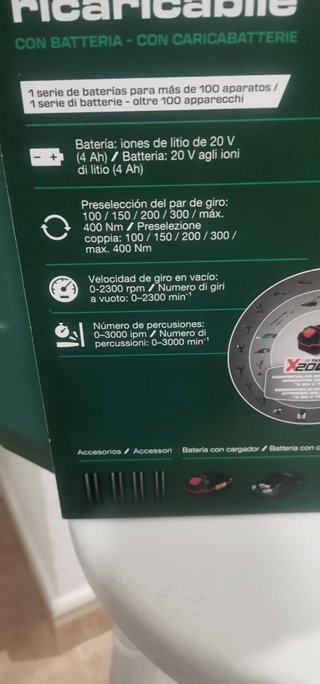 Parkside 20V Máquina de Impacto