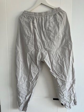 Pantalón Zara Gris Claro Talla L Verano