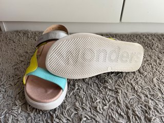 Sandalias Wonders Piel Plataforma