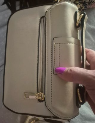 Bolso azul y de varios colores