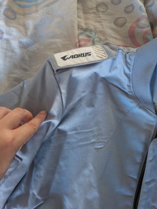Chaqueta Bomber Aorus XL con Parches