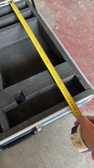 Flight Case Mesa Mezclas Azul