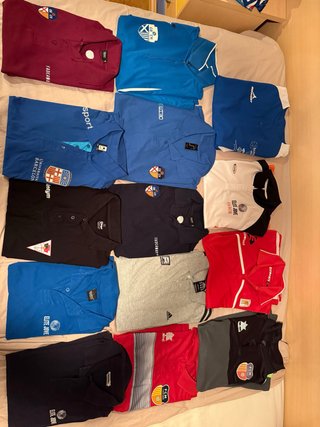 Lote de polos de baloncesto