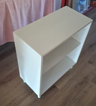 Estantería blanca 2 baldas