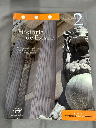 Historia de España segundo curso de Bacharelato