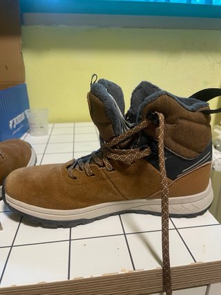 Botas Nieve Piel Impermeable Niño Quechua SH500