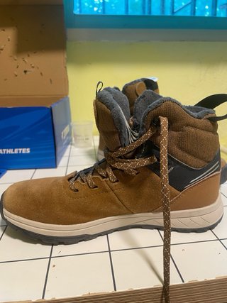 Botas Nieve Piel Impermeable Niño Quechua SH500